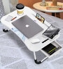 Princess Portable Study / Laptop Table in White Colour