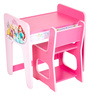 Princess Theme Desk & Chair with Adjustable Height Feature