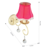 Princess Wall Lamp in Pink Colour