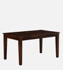 Princeton Sheesham Wood 6 Seater Dining Set In Provincial Teak Finish