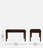 Princeton Sheesham Wood 6 Seater Dining Set In Provincial Teak Finish