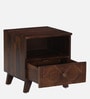 Princeton Sheesham Wood Bedside Table In Provincial Teak Finish With Drawer