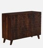Princeton Sheesham Wood Cabinet In Provincial Teak Finish