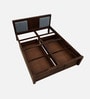 Princeton Sheesham Wood King Size Bed In Provincial Teak Finish With Drawer Storage