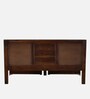 Princeton Sheesham Wood Queen Size Bed In Provincial Teak Finish With Drawer Storage