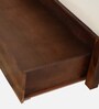 Princeton Sheesham Wood Queen Size Bed In Provincial Teak Finish With Drawer Storage
