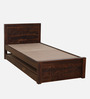 Princeton Sheesham Wood Single Bed In Provincial Teak Finish With Trundle