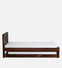 Princeton Sheesham Wood Single Bed In Provincial Teak Finish With Trundle