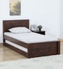 Princeton Sheesham Wood Single Bed In Provincial Teak Finish With Trundle