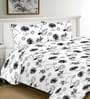 Print Collection Cotton 200TC Double Bedsheet with 2 Pillow Covers
