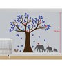 Pvc Wall Stickers Tree Elephant Birds Squirrel