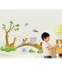 Tree Animals Over The Bridge Wall Sticker