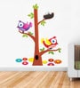 Wall Stickers Beautiful Birds And Nest On A Tree