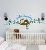 S Sweet Dreams Sleeping Monkey With Birds Wall Sticker