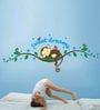 S Sweet Dreams Sleeping Monkey With Birds Wall Sticker