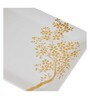 Floral- Printed White & Gold Melamine (Set of 3) Tray Set