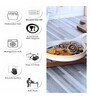 Printed Wite & Blue 8 Inch Ceramic Appetizer Platter