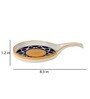 Printed Wite & Blue 8 Inch Ceramic Appetizer Platter