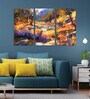 Dream Multicolour Canvas Framed Art Panels Set of 3