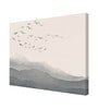 Printed Creamy View With Flying Birds (Set Of 1) Canvas Wall