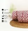 Printed Damask 2 Pcs Cotton Bolster Cover set