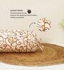 Printed Floral Cotton 2 Pcs Bolster Cover set