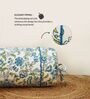 Printed Floral Cotton 2 Pcs Bolster Cover set
