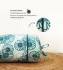 Printed Floral Cotton 2 Pcs Bolster Cover set