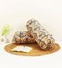 Printed Floral Cotton 2 Pcs Bolster Cover set