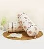 Printed Floral Cotton 2 Pcs Bolster Cover set