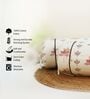 Printed Floral Cotton 2 Pcs Bolster Cover set