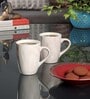 Printed Glossy 250ml White Ceramic (Set of 6) Coffee Mug
