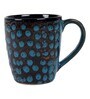Printed Glossy 250ml Brown & Blue Ceramic (Set of 6) Coffee Mug