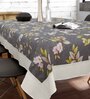 Printed Grey PVC 90 X 60 Inch Table Cloth