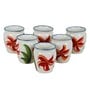 Handcrafted 180ml Multicolour Ceramic (Set of 6) Tea Khullad