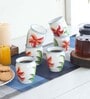Handcrafted 180ml Multicolour Ceramic (Set of 6) Tea Khullad