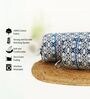 Printed Ikat Cotton 2 Pcs Bolster Cover set