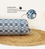 Printed Ikat Cotton 2 Pcs Bolster Cover set