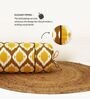 Printed Ikat Cotton 2 Pcs Bolster Cover set