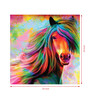 Printed Multicolor Horse (Set Of 1) Canvas Wall