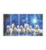 Knight Multicolour Canvas Framed Wildlife Art Panel Set of 5