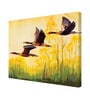 Printed Multicolor Three Flying Birds (Set Of 1) Canvas Wall