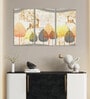 Byzantine Multicolour Canvas Framed People & Places Art Panel Set of 3