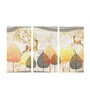 Byzantine Multicolour Canvas Framed People & Places Art Panel Set of 3