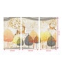 Byzantine Multicolour Canvas Framed People & Places Art Panel Set of 3