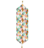 Multicolor Poly Cotton (13 x 72) Geometric Printed Tassle Table Runner