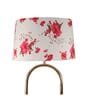 Lorelai Red Cloth Shade Shelf Floor Lamp With Iron Base