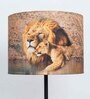 Crawler Multicolour Silk Printed Lampshade