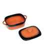 Prisma Rectangle Casserole   14cm | 400ml | Premium Porcelain Oven-to-Table Dish