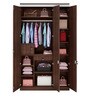 Pristina 3 Door Wardrobe in Walnut Finish